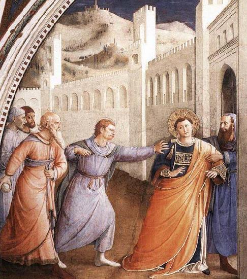 ANGELICO  Fra The Arrest of St Stephen Spain oil painting art